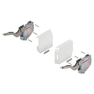 AVENTOS HK-S do małych frontów uchylnych siłownik (Zestaw) współczynnik mocy=220-500 przy 2 szt.+jedwabiście biały/inox*P/U: 1 (20K2B00) BLUM
