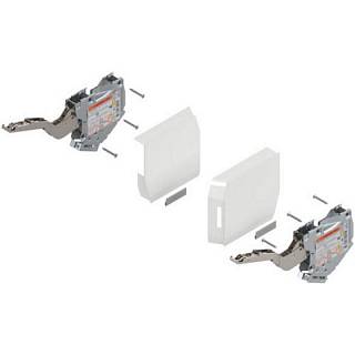 AVENTOS HK-S do małych frontów uchylnych siłownik (Zestaw) współczynnik mocy=400-1000 przy 2 szt.+jedwabiście biały/inox*P/U: 1 (20K2C00) BLUM