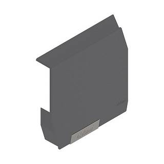 AVENTOS HK-S do małych frontów uchylnych,  zaślepka,  z zamontowaną małą     zaślepką,  lewa+ciemnoszary/inox*P/U: 40 ( 20K8A21.21)   BLUM