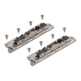 Systemy podnośników AVENTOS HS/HL/HK i HK top Mocowanie frontu do wąskiej ramki aluminiowej na wkręty+niklowany*P/U: 1/20 (20S4200A) BLUM