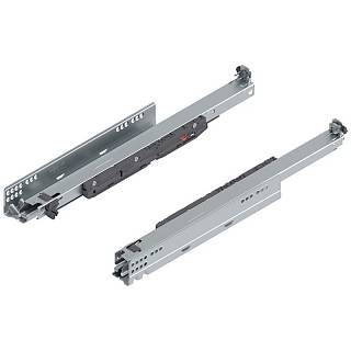 MOVENTO z BLUMOTION S,  pełny wysuw,  prowadnica,  40 kg,  dł.=600 mm,      wymaga sprzęgła,  lewa/prawa+cynkowana*P/U: 4 (760H6000S)   BLUM