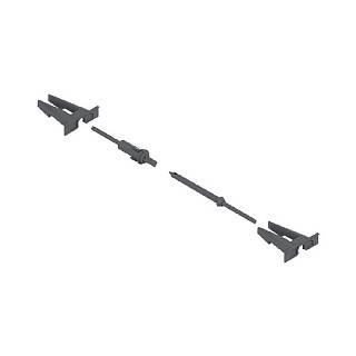 Sprzęgło TIP-ON i uchwyt+R7037 ciemnoszara*P/U: 1/40 (T57.7400.01)   BLUM