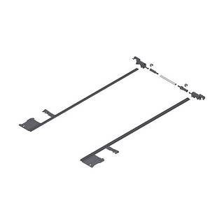 MOVENTO Stabilizacja boczna,  dł.=750 mm,  KB=1400 mm,  pełen wysuw,  do     przycięcia+R7037 ciemnoszara*P/U: 1/10 (ZS7M750MU)   BLUM