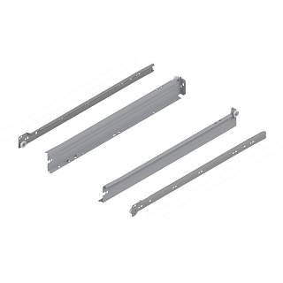 METABOX bok N (54 mm) Częściowy wysuw 25 kg dł.=500 mm wersja na wcisk lewy/prawy+R7004 szara*P/U: 10 (320N5000C15MX) BLUM