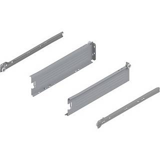 METABOX bok M (86 mm) Częściowy wysuw 25 kg dł.=350 mm wersja na wcisk lewy/prawy+R7004 szara*P/U: 10 (320M3500C15MX) BLUM