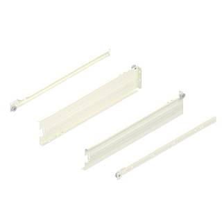 METABOX bok M (86 mm) Częściowy wysuw 25 kg dł.=450 mm wersja na wcisk lewy/prawy+R9001 kremowo-biała*P/U: 10 (320M4500C15MX) BLUM