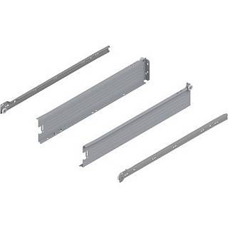 METABOX bok M (86 mm) Częściowy wysuw 25 kg dł.=500 mm wersja na wcisk lewy/prawy+R7004 szara*P/U: 10 (320M5000C15MX) BLUM