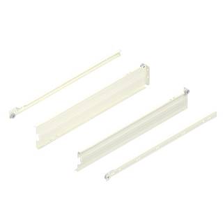 METABOX bok M (86 mm) Częściowy wysuw 25 kg dł.=550 mm wersja na wcisk lewy/prawy+R9001 kremowo-biała*P/U: 10 (320M5500C15MX) BLUM