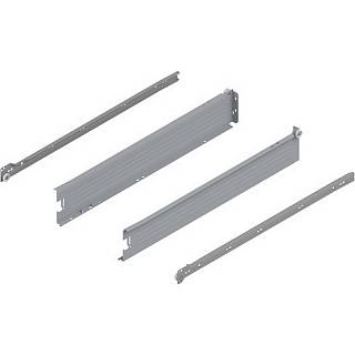 METABOX bok M (86 mm) Częściowy wysuw 25 kg dł.=550 mm wersja na wcisk lewy/prawy+R7004 szara*P/U: 10 (320M5500C15MX) BLUM
