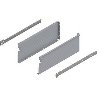 METABOX bok H (150 mm) Częściowy wysuw 25 kg dł.=400 mm wersja na wcisk lewy/prawy+R7004 szara*P/U: 5 (320H4000C15MX) BLUM