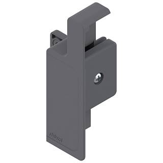 Mocowanie frontu METABOX  wys. M do szuf. wewnętrznej prawe+R7037 ciemnoszara*P/U: 20/100 (ZIF.3000.02) BLUM