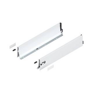 Bok szuflady TANDEMBOX,  wysokość K (115 mm),  dł.=550 mm,  lewy/prawy,  do     TANDEMBOX antaro,  do+biała*P/U: 1/6 (378K5502SA)   BLUM