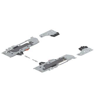 Zestaw (Jednostka TIP-ON BLUMOTION + Zabierak + Adapter) do TANDEMBOX Typ S0 dł. NL=270-349 mm Całkowita waga szuf.=0-10 kg (T60B3030) BLUM