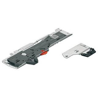 Zestaw (Jednostka TIP-ON BLUMOTION + Zabierak + Adapter) do TANDEMBOX Typ L3 dł. NL=350-600 mm Całkowita waga szuf.=15-40 kg (T60B3530) BLUM