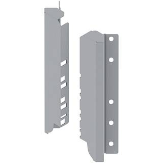 Uchwyt drewnianej ścianki tylnej TANDEMBOX,  wys. D (224 mm),  do SPACE     CORNER,  prawy+lewy+R9006 szara*P/U: 25 (Z30D000SL45)   BLUM