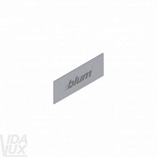 TANDEMBOX Zaślepka prawy  lewy prostokątna symetr. nadrukowany (blum)+jasnoszare*P/U: 1000 (ZAA.532C.BLABD V1000 WGR) BLUM