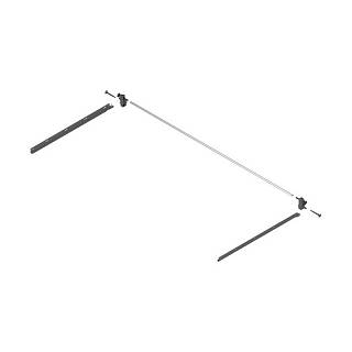 TANDEMBOX Stabilizacja boczna,  dł. 550 мм,  KB 1200 мм,  pełen wysuw+R7037 ciemnoszara*P/U: 1/10 (ZST.550BA) BLUM