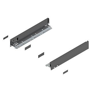 Bok szuf. LEGRABOX wys. N (66.5 mm) dł.=400 mm lewy/prawy do LEGRABOX pure+antracyt mat*P/U: 1/5 (770N4002S) BLUM