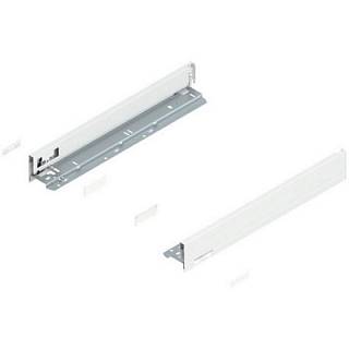 Bok szuflady LEGRABOX,  wysokość N (66.5 mm),  dł.=450 mm,  lewy/prawy,  do     LEGRABOX pure+jedwabiście biały mat*P/U: 1/5 (770N4502S)   BLUM