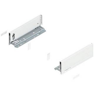 Bok szuflady LEGRABOX,  wysokość M (90.5 mm),  dł.=270 mm,  lewy/prawy,  do     LEGRABOX pure+jedwabiście biały mat*P/U: 1/5 (770M2702S)   BLUM