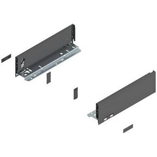 Bok szuflady LEGRABOX,  wysokość M (90.5 mm),  dł.=300 mm,  lewy/prawy,  do     LEGRABOX pure+antracyt mat*P/U: 1/5 (770M3002S)   BLUM