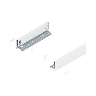 Bok szuflady LEGRABOX,  wysokość M (90.5 mm),  dł.=350 mm,  lewy/prawy,  do     LEGRABOX pure+jedwabiście biały mat*P/U: 1/5 (770M3502S)   BLUM