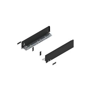 Bok szuflady LEGRABOX,  wysokość M (90.5 mm),  dł.=400 mm,  lewy/prawy,  do     LEGRABOX pure+czarny mat*P/U: 1/5 (770M4002S)   BLUM