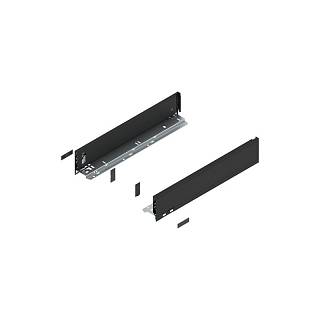 Bok szuflady LEGRABOX,  wysokość M (90.5 mm),  dł.=450 mm,  lewy/prawy,  do     LEGRABOX pure+czarny mat*P/U: 1/5 (770M4502S)   BLUM