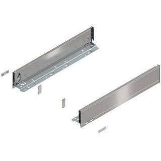 Bok szuflady LEGRABOX,  wysokość M (90.5 mm),  dł.=500 mm,  lewy/prawy,  do     LEGRABOX pure+inox-szczotk.-lakier.*P/U: 1/5 (770M5002I)   BLUM