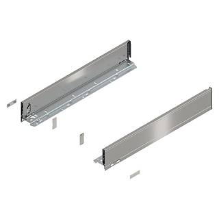 Bok szuf. LEGRABOX wys. M (90.5 mm) dł.=550 mm lewy/prawy do LEGRABOX pure+inox-szczotk.-lakier.*P/U: 1/5 (770M5502I) BLUM