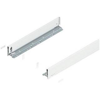 Bok szuflady LEGRABOX,  wysokość M (90.5 mm),  dł.=550 mm,  lewy/prawy,  do     LEGRABOX pure+jedwabiście biały mat*P/U: 1/5 (770M5502S)   BLUM