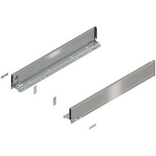 Bok szuflady LEGRABOX,  wysokość M (90.5 mm),  dł.=600 mm,  lewy/prawy,  do     LEGRABOX pure+inox-szczotk.-lakier.*P/U: 1/3 (770M6002I)   BLUM