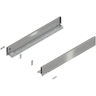 Bok szuflady LEGRABOX,  wysokość M (90.5 mm),  dł.=650 mm,  lewy/prawy,  do     LEGRABOX pure+inox-szczotk.-lakier.*P/U: 1/3 (770M6502I)   BLUM
