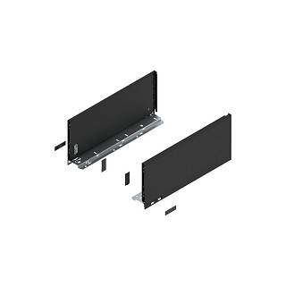 Bok szuflady LEGRABOX,  wysokość C (177 mm),  dł.=400 mm,  lewy/prawy,  do     LEGRABOX pure+czarny mat*P/U: 1/5 (770C4002S)   BLUM
