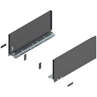 Bok szuflady LEGRABOX,  wysokość C (177 mm),  dł.=400 mm,  lewy/prawy,  do     LEGRABOX pure+antracyt mat*P/U: 1/5 (770C4002S)   BLUM