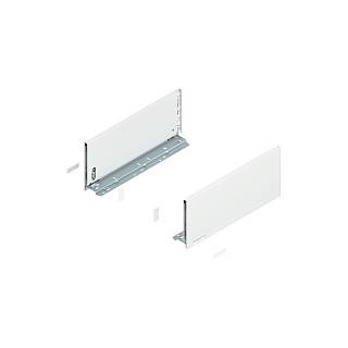 Bok szuflady LEGRABOX,  wysokość C (177 mm),  dł.=400 mm,  lewy/prawy,  do     LEGRABOX pure+jedwabiście biały mat*P/U: 1/5 (770C4002S)   BLUM