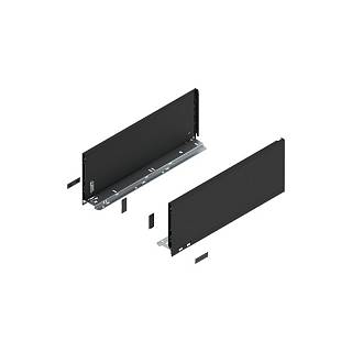 Bok szuflady LEGRABOX,  wysokość C (177 mm),  dł.=450 mm,  lewy/prawy,  do     LEGRABOX pure+czarny mat*P/U: 1/5 (770C4502S)   BLUM