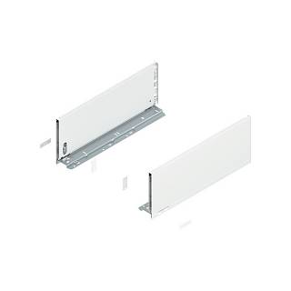 Bok szuflady LEGRABOX,  wysokość C (177 mm),  dł.=450 mm,  lewy/prawy,  do     LEGRABOX pure+jedwabiście biały mat*P/U: 1/5 (770C4502S)   BLUM