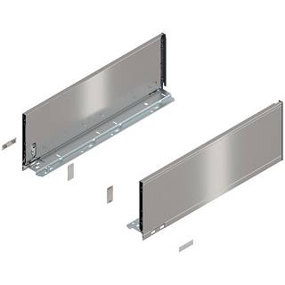 Bok szuflady LEGRABOX,  wysokość C (177 mm),  dł.=500 mm,  lewy/prawy,  do     LEGRABOX pure+inox-szczotk.-lakier.*P/U: 1/5 (770C5002I)   BLUM