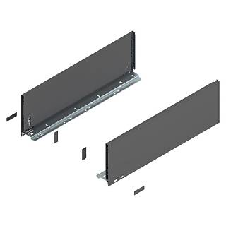 Bok szuflady LEGRABOX,  wysokość C (177 mm),  dł.=550 mm,  lewy/prawy,  do     LEGRABOX pure+antracyt mat*P/U: 1/5 (770C5502S)   BLUM