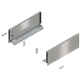 Bok szuf. LEGRABOX wys. K (128.5 mm) dł.=350 mm lewy/prawy do LEGRABOX pure+inox-szczotk.-lakier.*P/U: 1/5 (770K3502I) BLUM