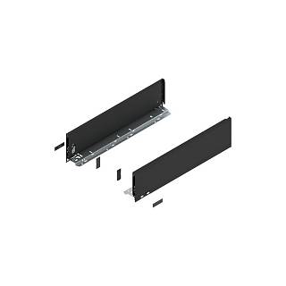 Bok szuflady LEGRABOX,  wysokość K (128.5 mm),  dł.=500 mm,  lewy/prawy,  do     LEGRABOX pure+czarny mat*P/U: 1/5 (770K5002S)   BLUM