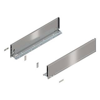 Bok szuf. LEGRABOX wys. K (128.5 mm) dł.=550 mm lewy/prawy do LEGRABOX pure+inox-szczotk.-lakier.*P/U: 1/5 (770K5502I) BLUM