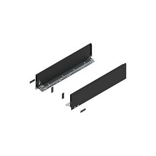 Bok szuflady LEGRABOX,  wysokość K (128.5 mm),  dł.=550 mm,  lewy/prawy,  do     LEGRABOX pure+czarny mat*P/U: 1/5 (770K5502S)   BLUM