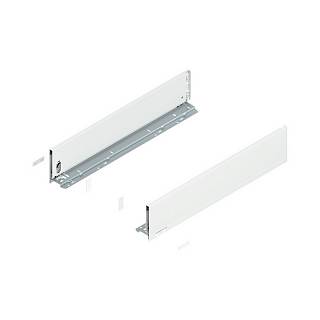 Bok szuflady LEGRABOX,  wysokość K (128.5 mm),  dł.=600 mm,  lewy/prawy,  do     LEGRABOX pure+jedwabiście biały mat*P/U: 1/3 (770K6002S)   BLUM