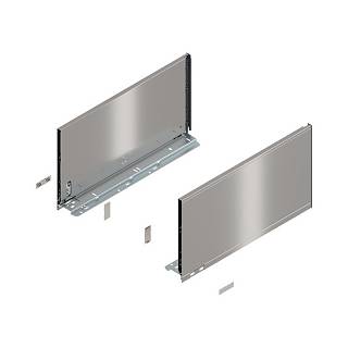 Bok szuflady LEGRABOX,  wysokość F (241 mm),  dł.=450 mm,  lewy/prawy,  do     LEGRABOX pure+inox-szczotk.-lakier.*P/U: 1/5 (770F4502I)   BLUM