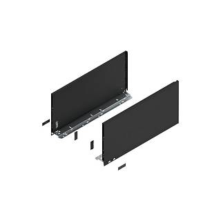 Bok szuflady LEGRABOX,  wysokość F (241 mm),  dł.=500 mm,  lewy/prawy,  do     LEGRABOX pure+czarny mat*P/U: 1/5 (770F5002S)   BLUM
