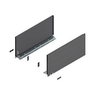 Bok szuflady LEGRABOX,  wysokość F (241 mm),  dł.=500 mm,  lewy/prawy,  do     LEGRABOX pure+antracyt mat*P/U: 1/5 (770F5002S)   BLUM