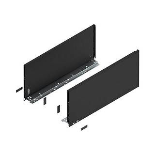 Bok szuflady LEGRABOX,  wysokość F (241 mm),  dł.=550 mm,  lewy/prawy,  do     LEGRABOX pure+czarny mat*P/U: 1/5 (770F5502S)   BLUM