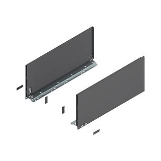 Bok szuflady LEGRABOX,  wysokość F (241 mm),  dł.=550 mm,  lewy/prawy,  do     LEGRABOX pure+antracyt mat*P/U: 1/5 (770F5502S)   BLUM